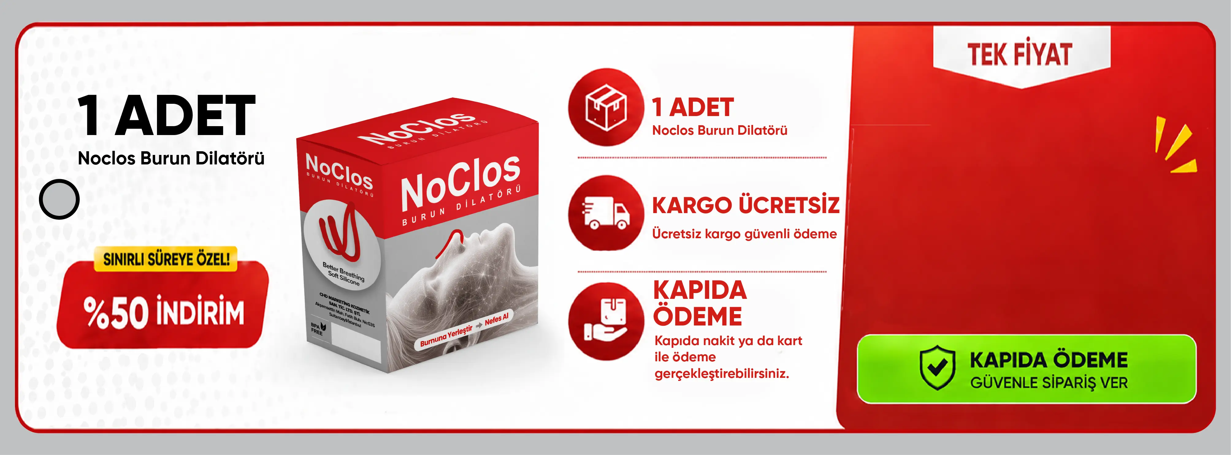 noClos - Resmi Satış Sitesi 4'li Paket