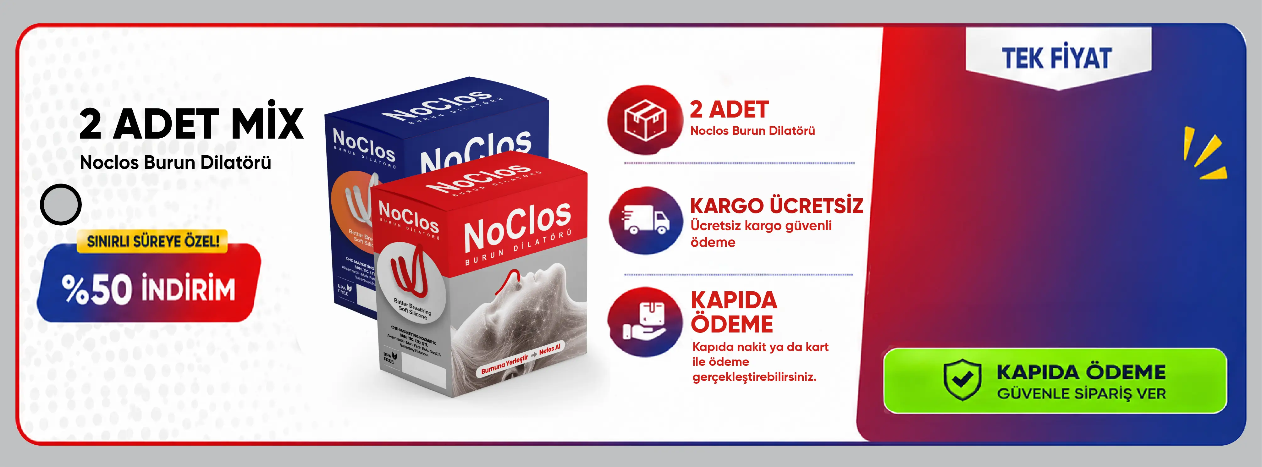 noClos - Resmi Satış Sitesi 7'li Paket